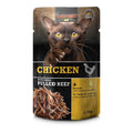 LEONARDO Pollo con Ternera Desmenuzada 70 g