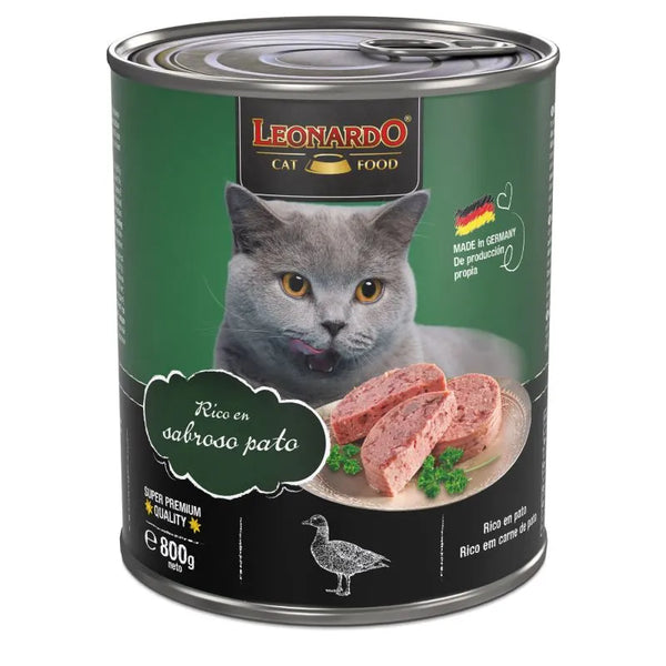 Leonardo Lata de carne de pato 800g
