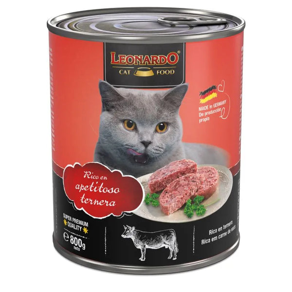 Leonardo Lata carne de ternera 800g
