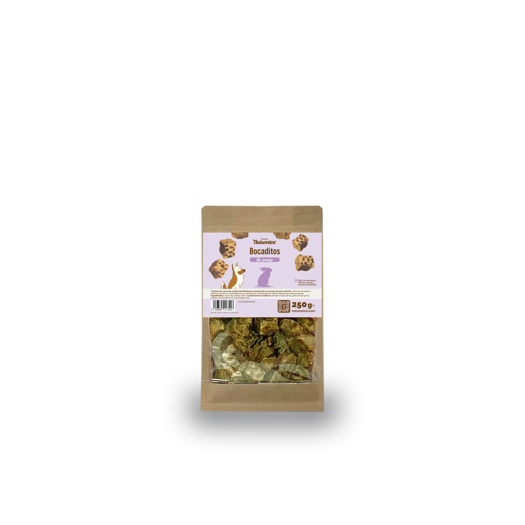 Naturextra Bacaditos de conejo  250gr