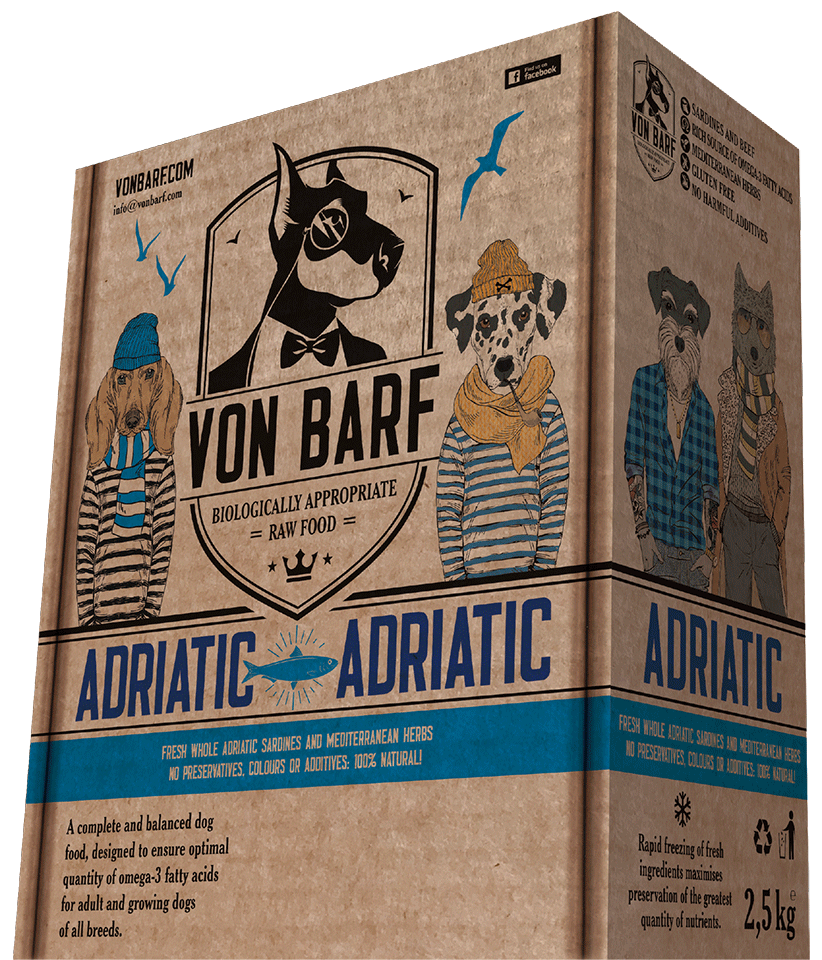 VON BARF De BARF Adriático 2.5KG