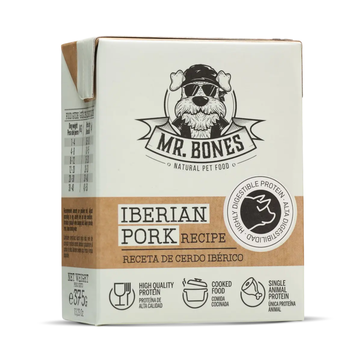 Mr Bones Comida Húmeda Cerdo Ibérico 375g