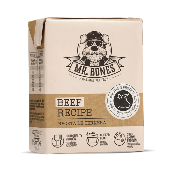 Mr Bones Comida Húmeda de Ternera 375g