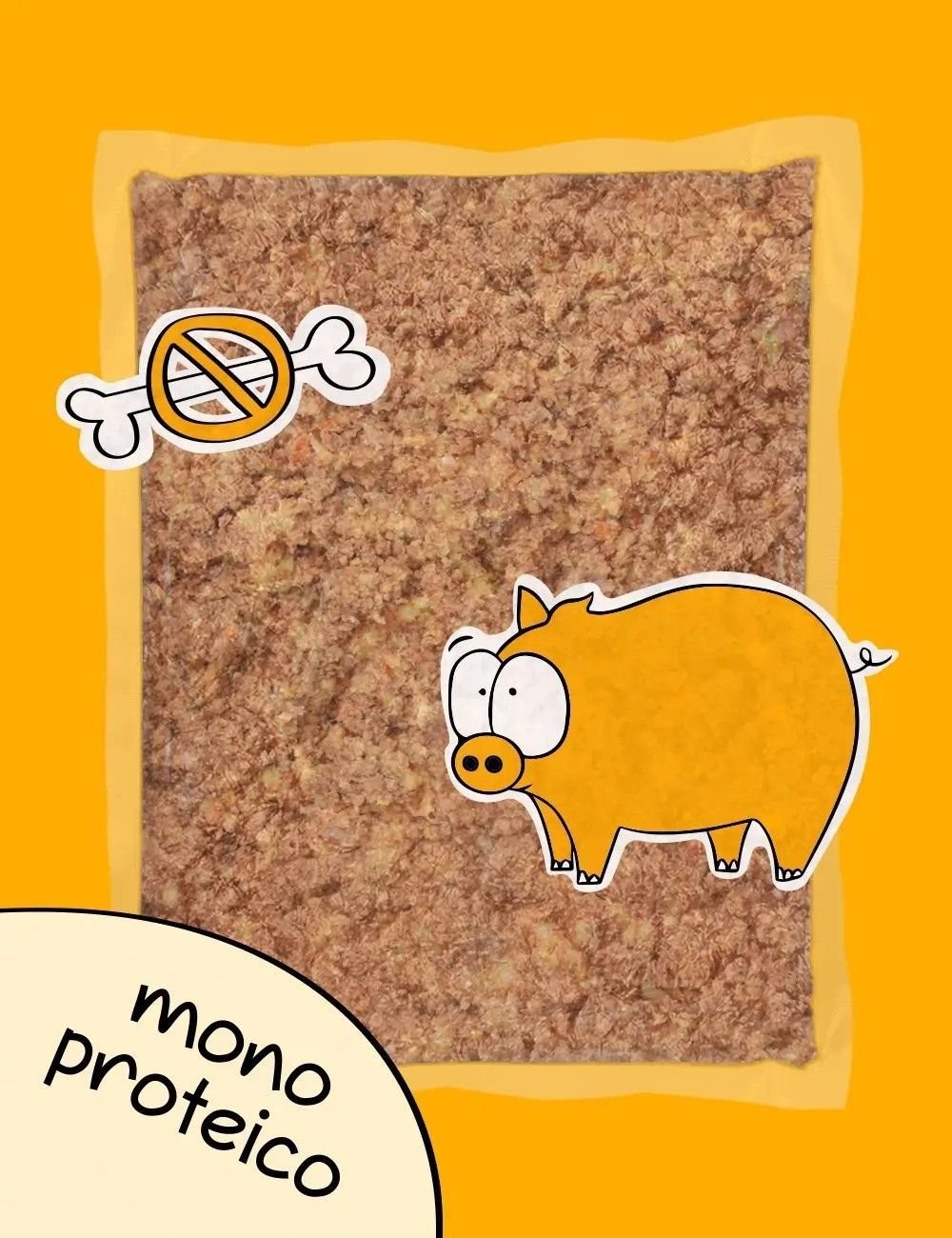Guau and cat Cocinado Cerdo |Barf Canarias| 500gr