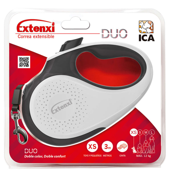 Correa extensible blanca EXTENXI DUO Talla M