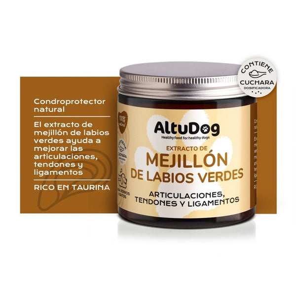 AltuDog Extracto de mejillón de labio verde, 100g |Barf Canarias|