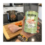 Guiso de Pollo y Zanahoria Para Perros y Gatos 400g