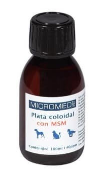 Micomed plata coloidal + MSM perros y gatos 200ml