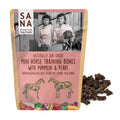 Sana dog FOODS Huesos de entrenamiento para mini caballos con calabaza y batata (100 g)