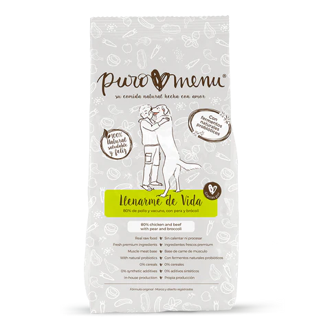 Puro menu Hamburguesa Llenarme de vida 800 gr