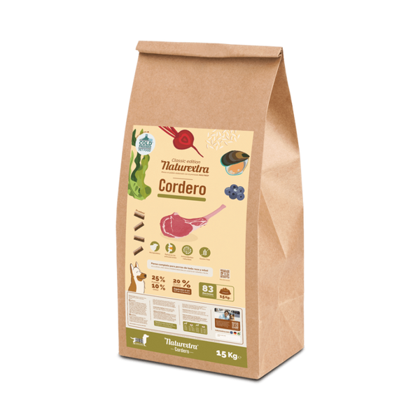 Naturextra cordero 15 kg |Barf Canarias|