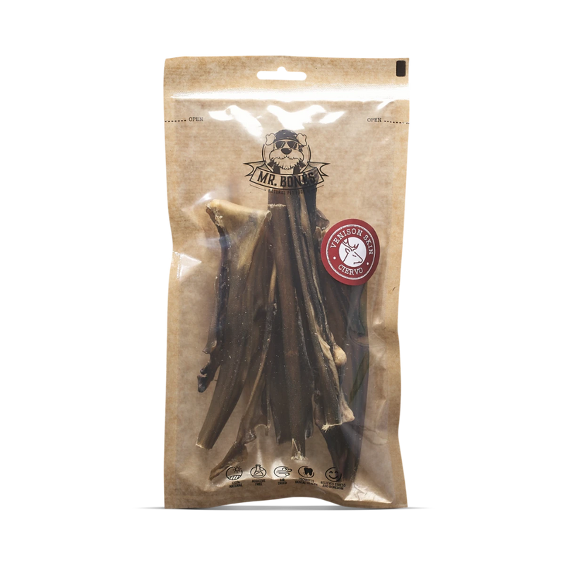 MR.BONES Piel de ciervo para perros – Snack Dental Natural