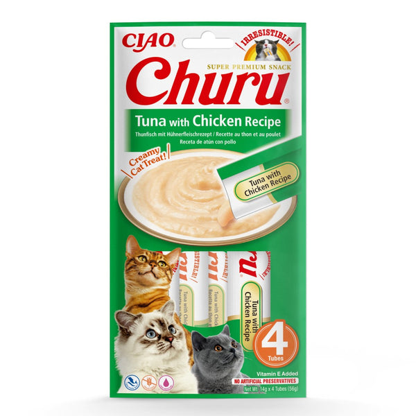 Churu receta de atun con pollo 4x14gr