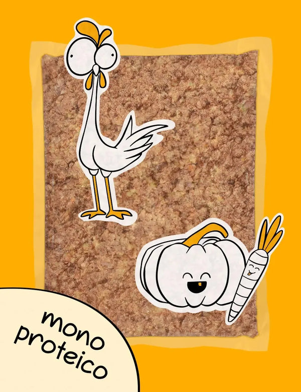 Guau and cat cocinado Pollo|Barf canarias| 500gr