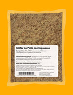 Guau and cat Raw pollo con espinacas 500gr
