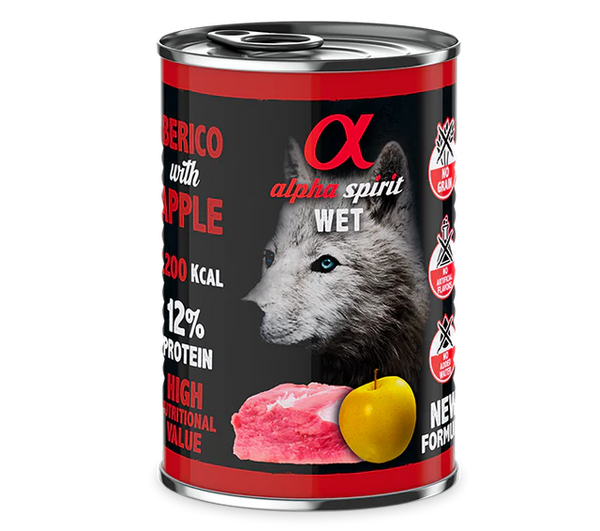 ALPHA SPIRIT Paté de Cerdo con Manzana para Perros