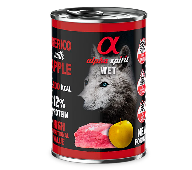 ALPHA SPIRIT Paté de Cerdo con Manzana para Perros