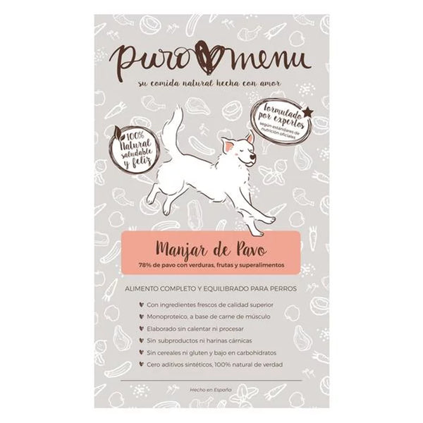 Puro menu Bandeja Manjar de Pavo 1kg
