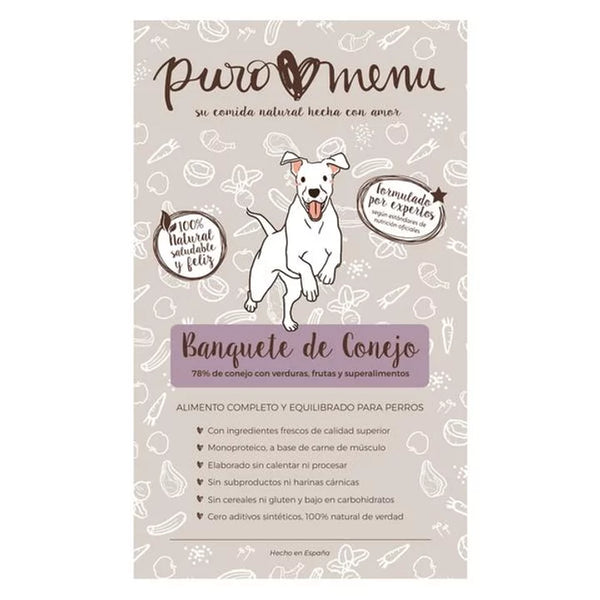 Puro menu Bandeja Banquete de Conejo 1kg