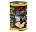 ALPHA SPIRIT Paté de Conejo con Plátano para Perros