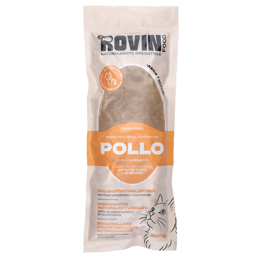 Rovin Food Menu Pollo - Para Gatos