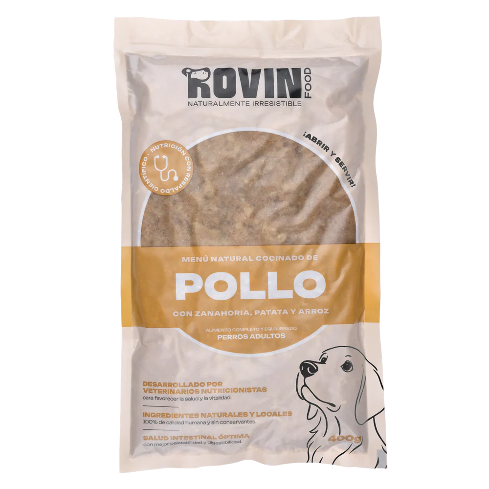 Rovin Food Menu Pollo - Perros