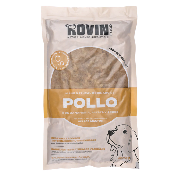 Rovin Food Menu Pollo - Perros