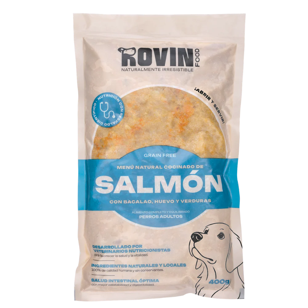 Rovin Food Menu Salmon - Perros