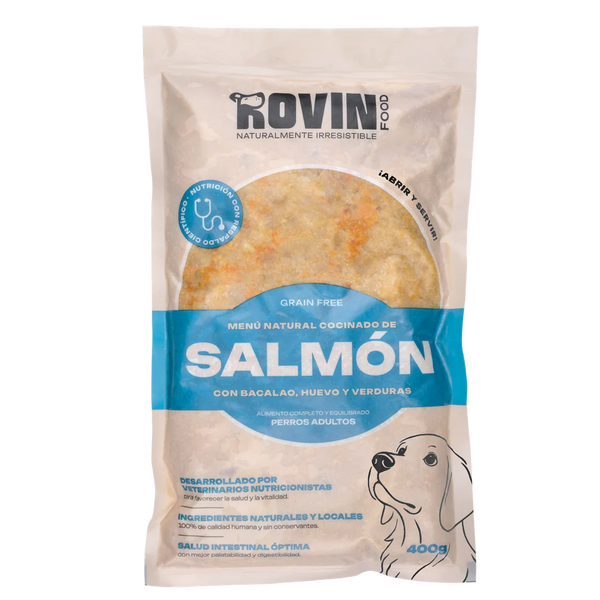 Rovin Food Menu Salmon - Perros