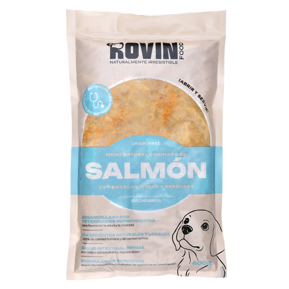 Rovin Food Menu Salmon - Cachorros
