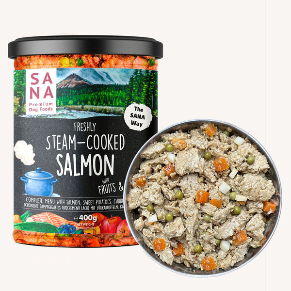 Cocinada en tarro Sana Salmón, 400 gr