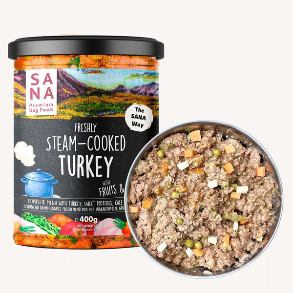 Cocinada en tarro Sana pavo, 400 gr