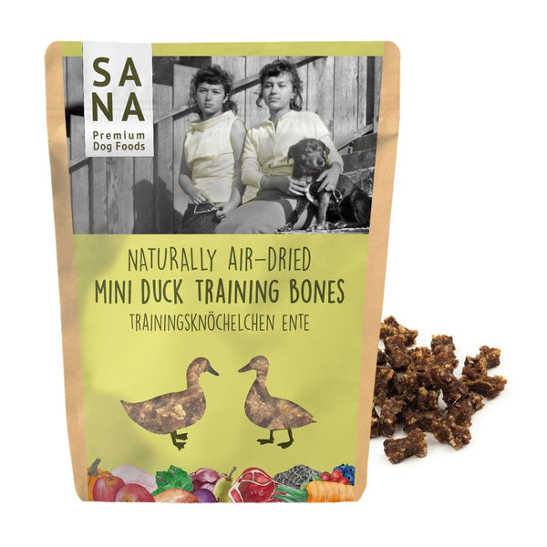 SANA DOG FOODS Huesos de entrenamiento  patos (100 g)