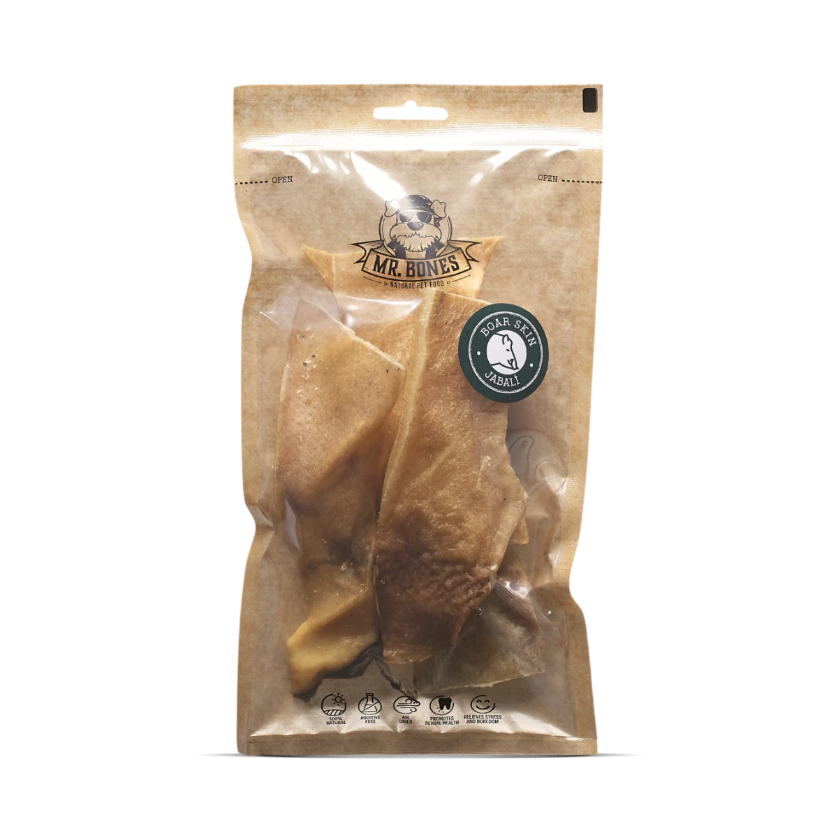 MR.BONES Piel de jabalí para perros – Snack Dental Natural