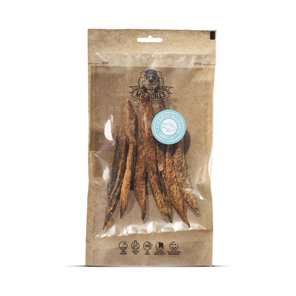 MR.BONES Filetes de caballa del Atlántico para perros – Snack Dental Natural