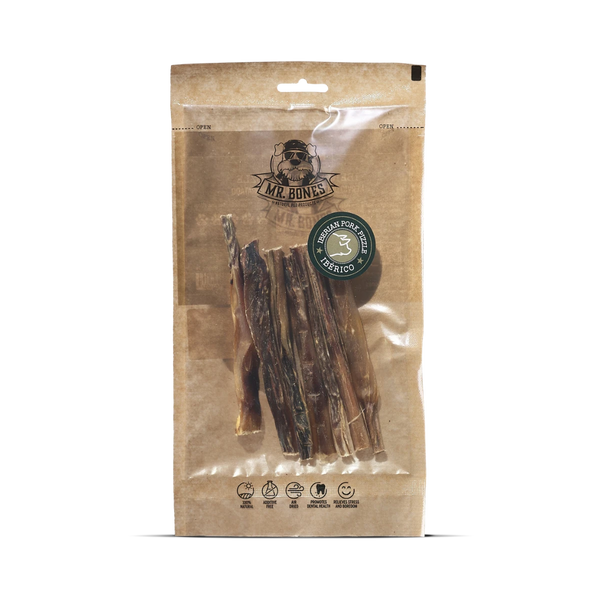 MR.BONES Nervio de cerdo ibérico para perros – Snack dental 100% Natural
