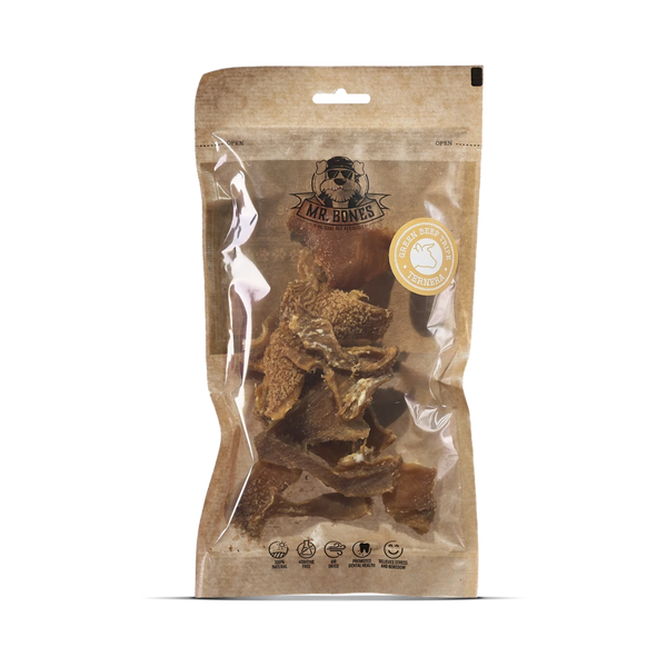 MR.BONES Tripa Verde de Ternera para Perros – Snack Dental Natural