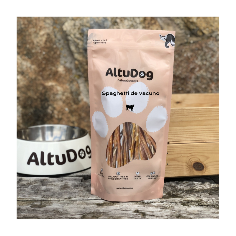 Altudog Spaghetti de vacuno 100g para perros