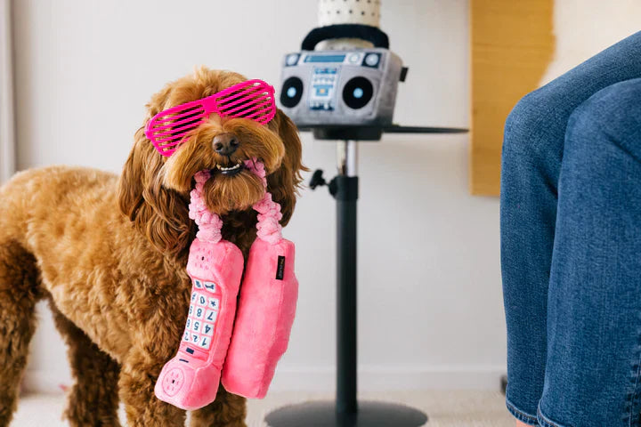 Peluche dog-phone , perros y gatos