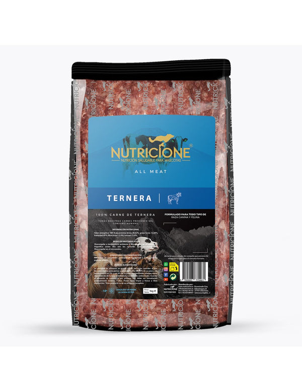 Nutricione ALL MEAT Ternera  1KG |Barf Canarias|