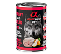 ALPHA SPIRIT Paté de Pavo con Pera para Perros