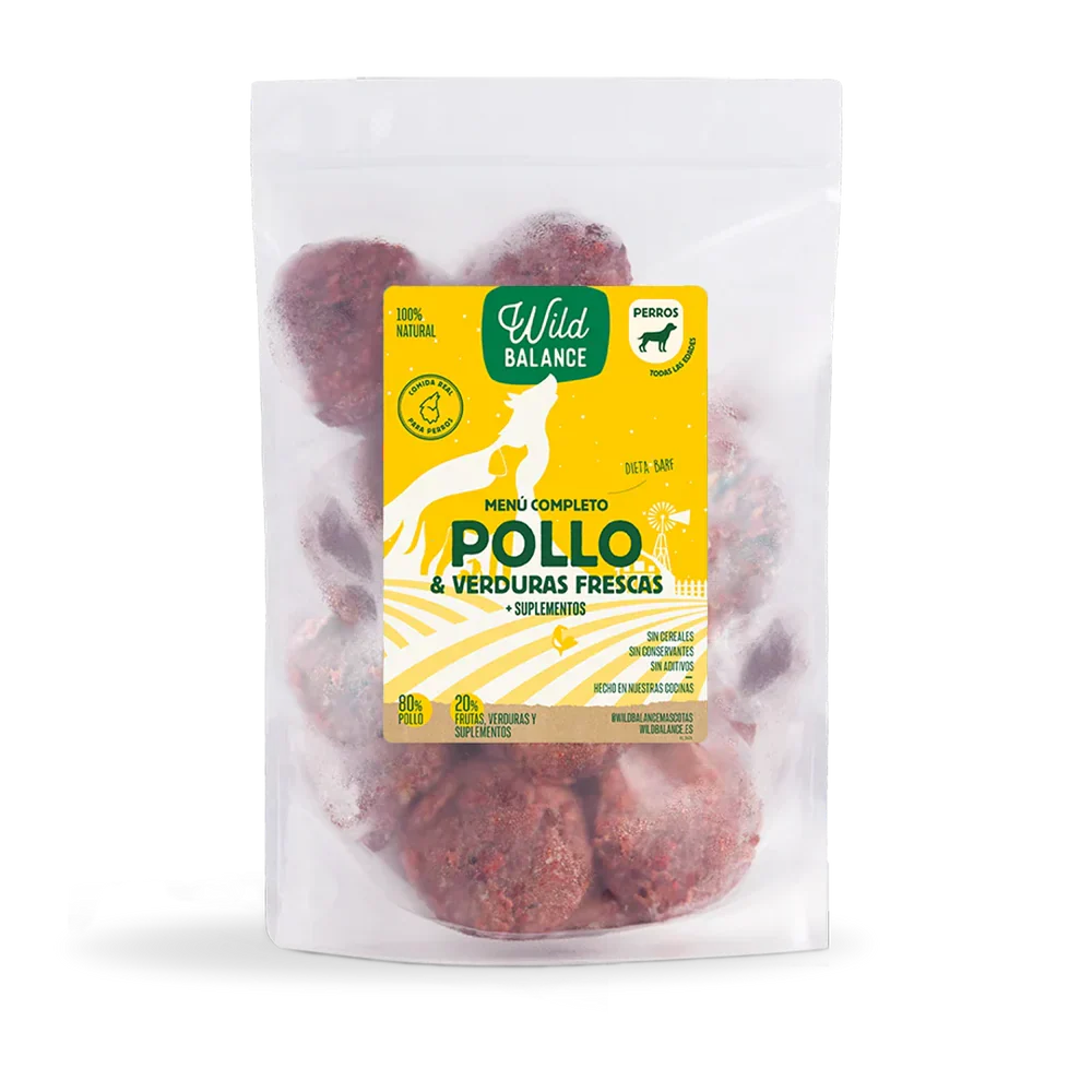 Wild Balance crudo pollo 1 Kilo