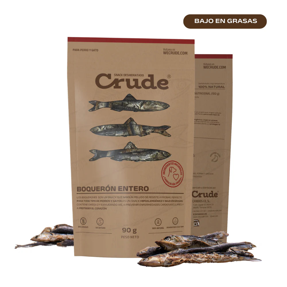 CRUDE BOQUERÓN ENTERO 90GR