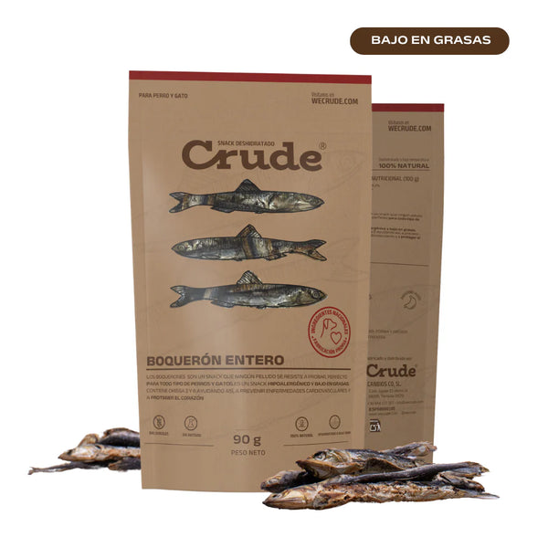 CRUDE BOQUERÓN ENTERO 90GR
