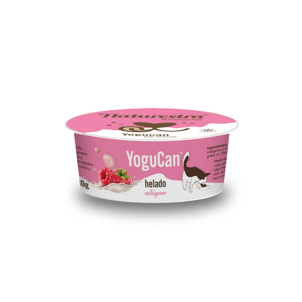 Yogucan helado 110g + Topping colageno y frambuesa