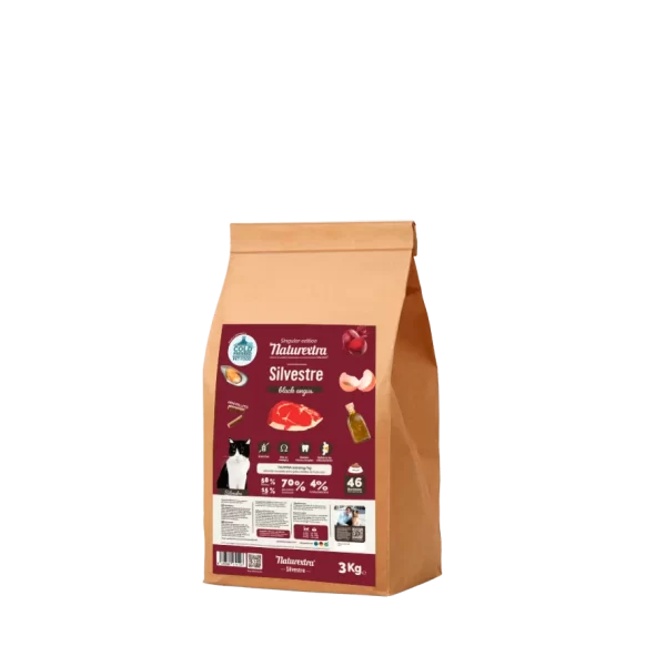 Silvestre, pienso NATUREXTRA de GATOS de ANGUS 3kG