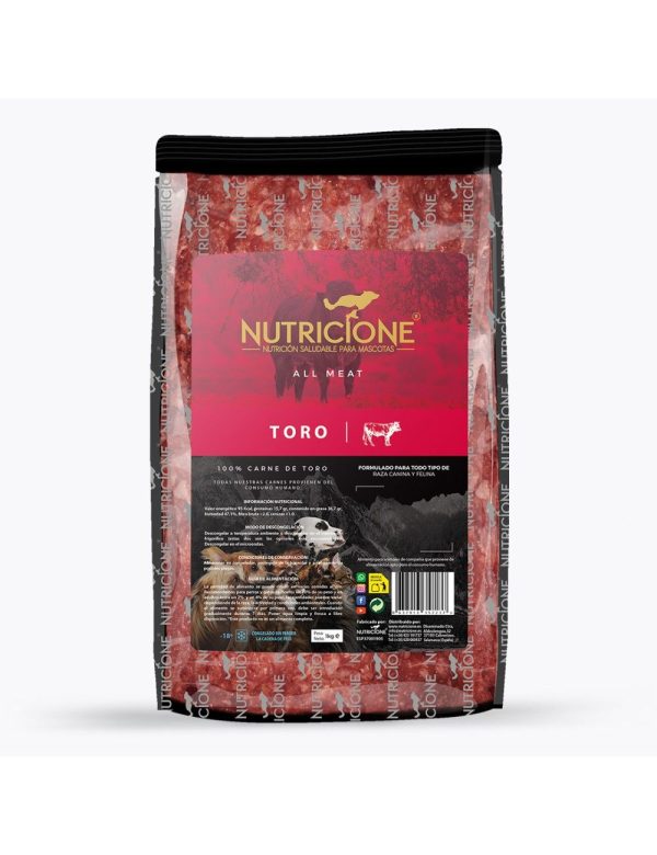 Nutricione solo carne TORO 1Kg |Barf Canarias|