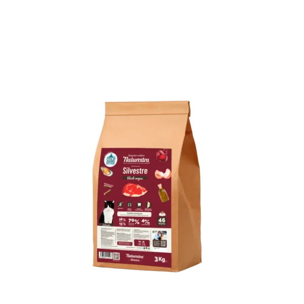 Silvestre, pienso NATUREXTRA de GATOS de ANGUS 3kG