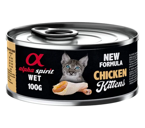alpha spirit ALIMENTO HÚMEDO DE POLLO KITTENS 200gr|Barf Canarias|