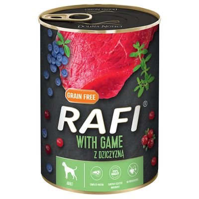 Latas Rafi sin cereales con Ciervo 400gr |Barf Canarias|